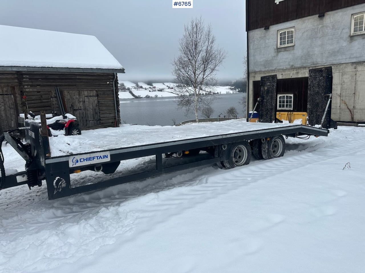 2019 Chieftain 2 axle machine trolley w/ light chains. - المقطورة الزراعية: صور 2 2019 Chieftain 2 axle machine trolley w/ light chains. - المقطورة الزراعية: صور 2