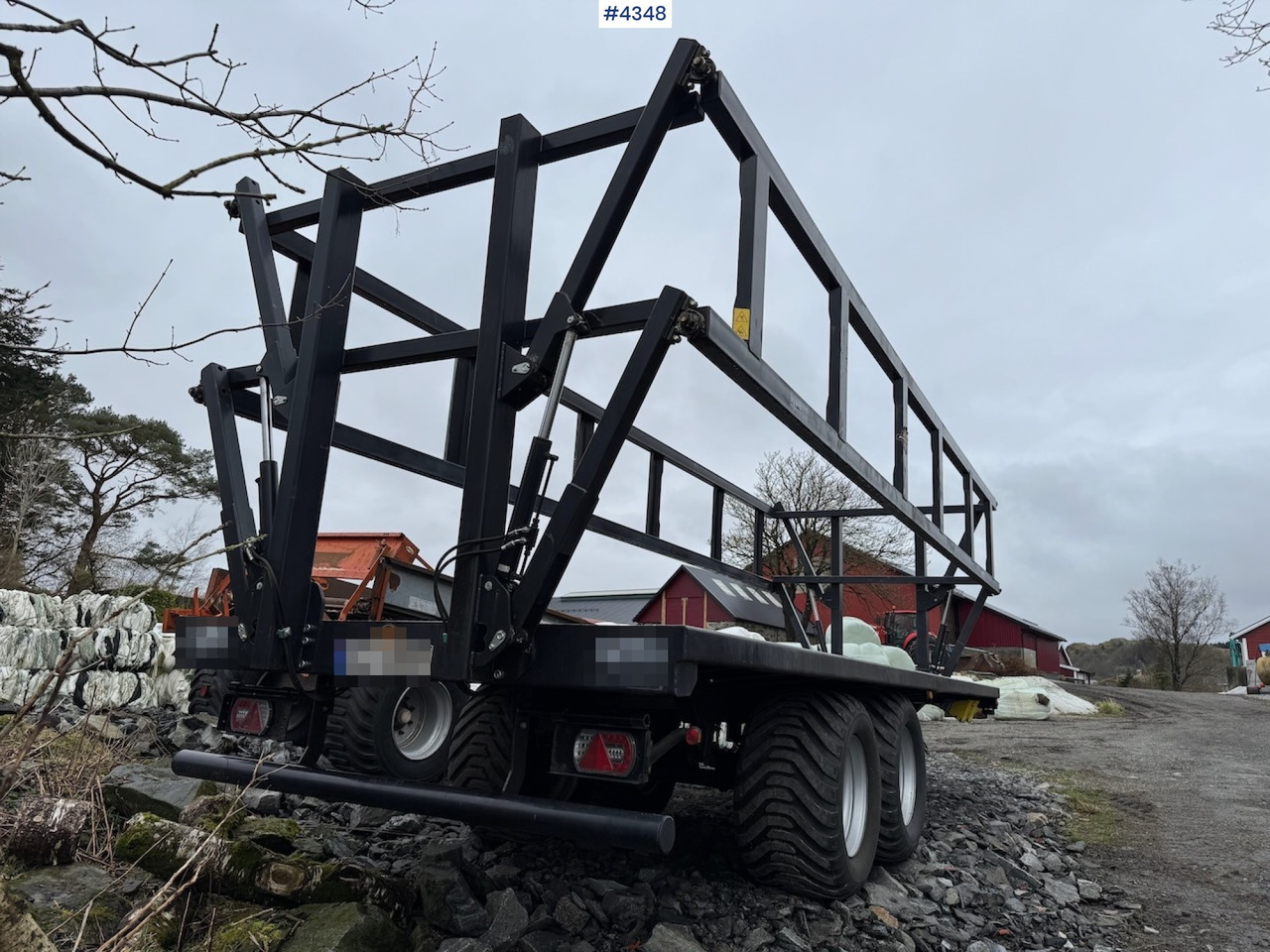 2020 Palmse Metall PT 3750PS Round bale trailer - المقطورة الزراعية: صور 4 2020 Palmse Metall PT 3750PS Round bale trailer - المقطورة الزراعية: صور 4