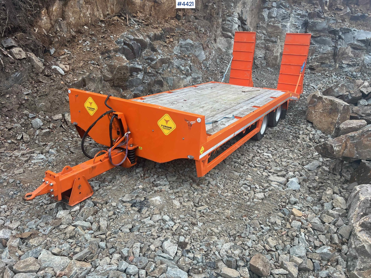 2022 Tyrone Trailers 2 axle machine trailer for tractor - عربة مسطحة منخفضة مقطورة: صور 1 2022 Tyrone Trailers 2 axle machine trailer for tractor - عربة مسطحة منخفضة مقطورة: صور 1