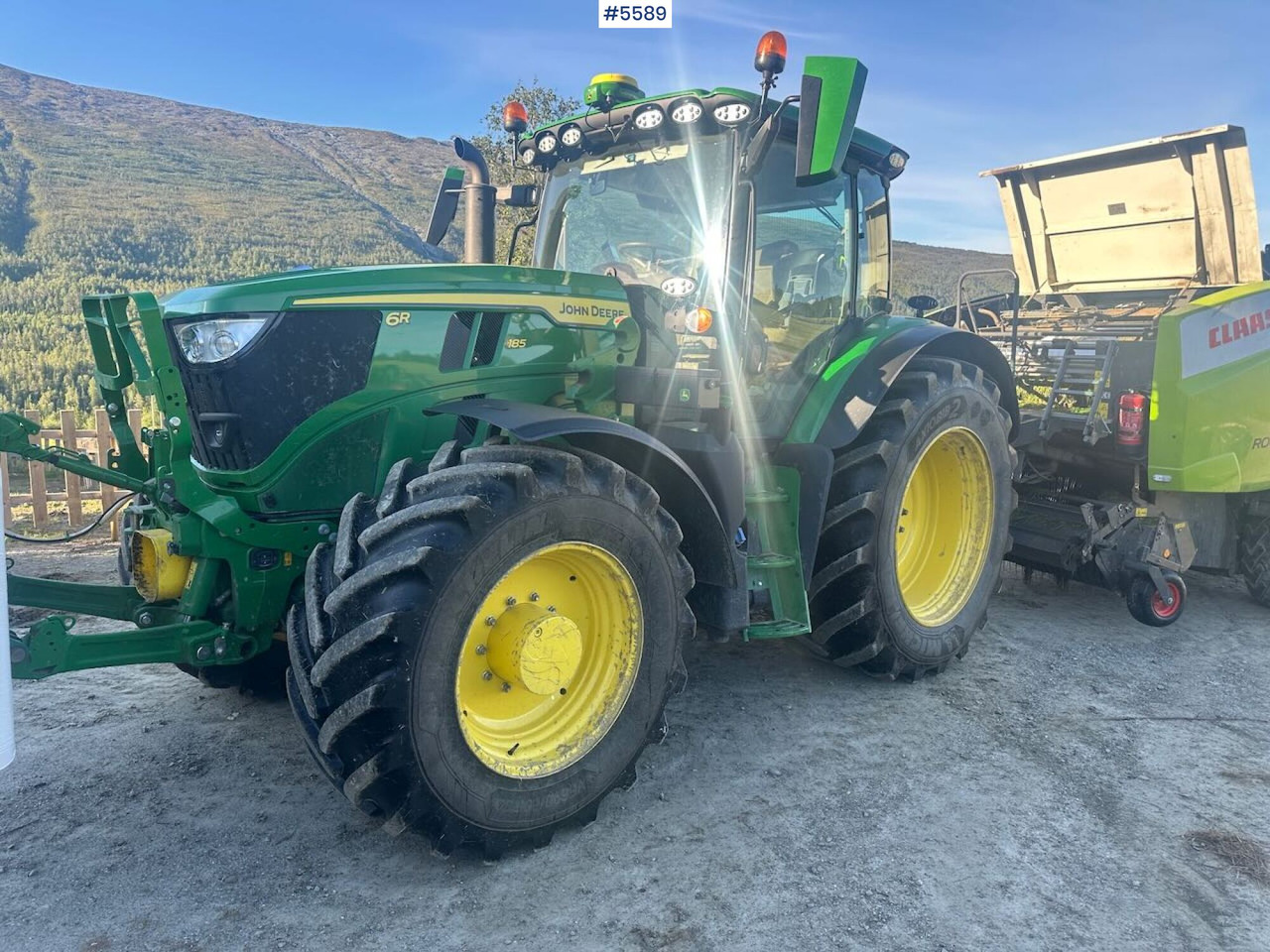 2024 John Deere 6R 185 4x4 tractor w/ front loader, GPS and winter tires. WATCH VIDEO - جرار: صور 2 2024 John Deere 6R 185 4x4 tractor w/ front loader, GPS and winter tires. WATCH VIDEO - جرار: صور 2