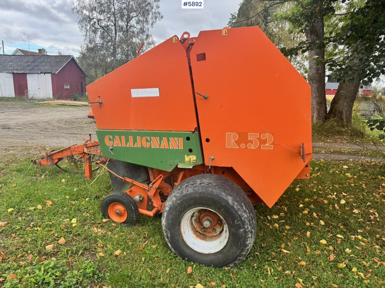 Approx. 1990 Callignani R52 Round baler - معدات القش: صور 2 Approx. 1990 Callignani R52 Round baler - معدات القش: صور 2