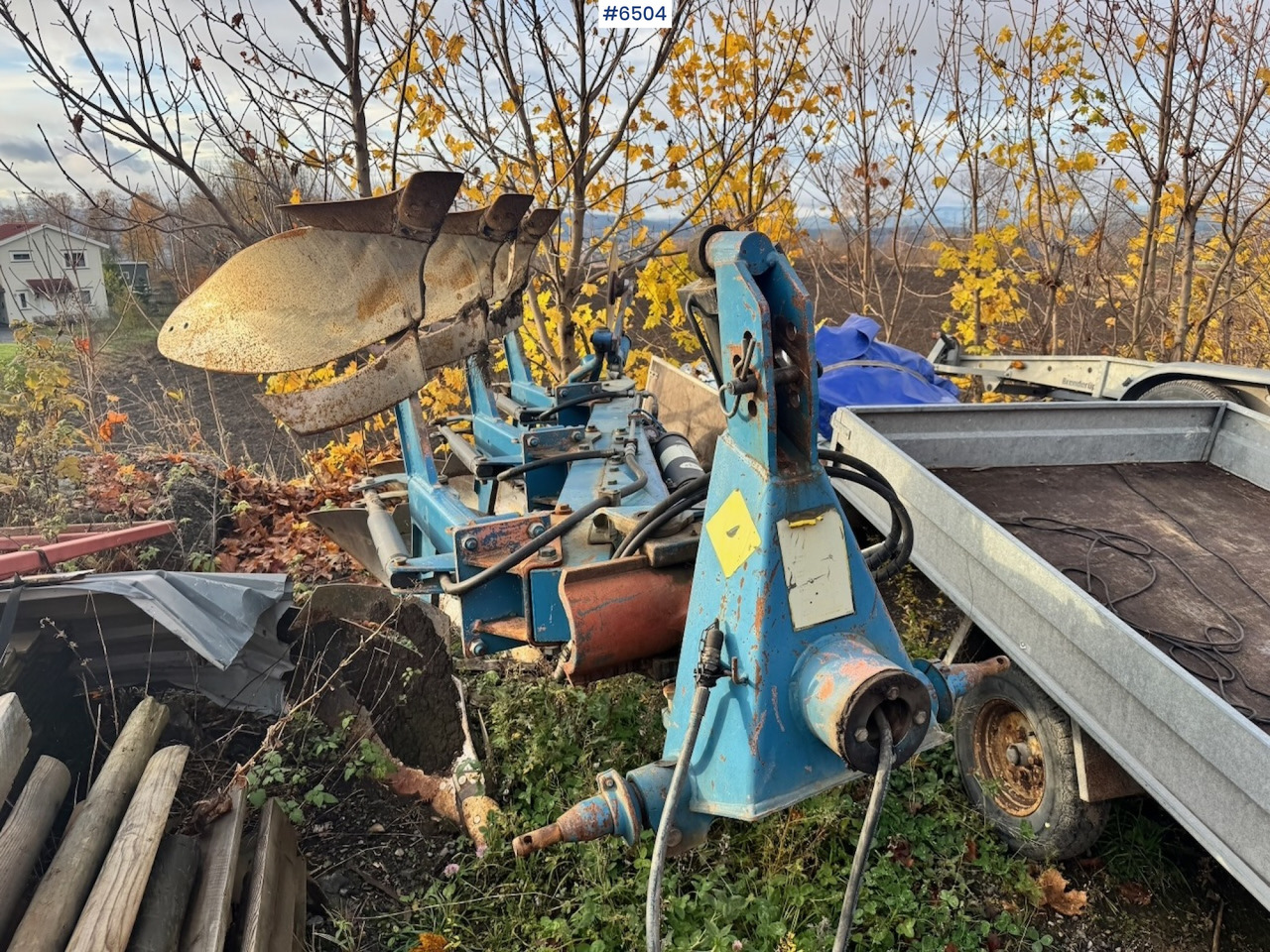 Approx. 1995 Øverum 3-furrow reversible plough - ال معدات حراثه: صور 1 Approx. 1995 Øverum 3-furrow reversible plough - ال معدات حراثه: صور 1