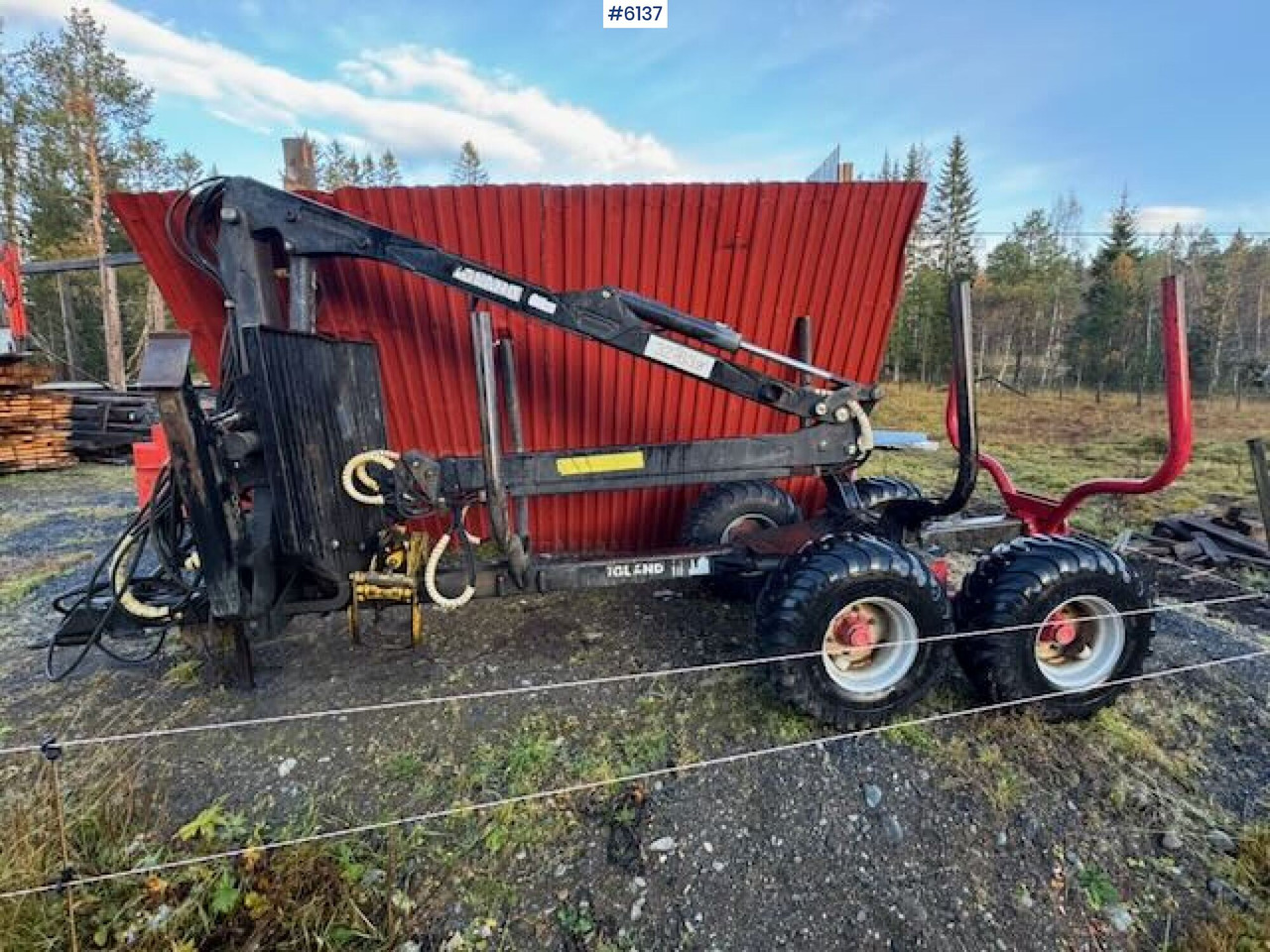 Igland timber trailer with E07 crane - مقطورة اخشاب: صور 1 Igland timber trailer with E07 crane - مقطورة اخشاب: صور 1