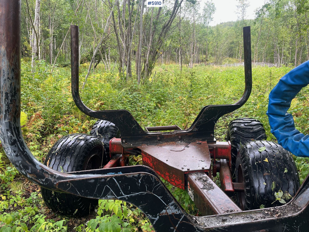 مقطورة اخشاب Restored Igland 23-62 timber trailer with crane!: صور 8