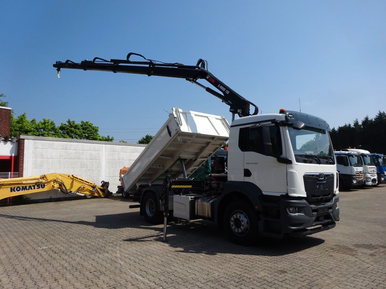 MAN 22.400 TGS + HIAB X-HIDUO 138 Kran - قلابات, شاحنة كرين: صور 1 MAN 22.400 TGS + HIAB X-HIDUO 138 Kran - قلابات, شاحنة كرين: صور 1