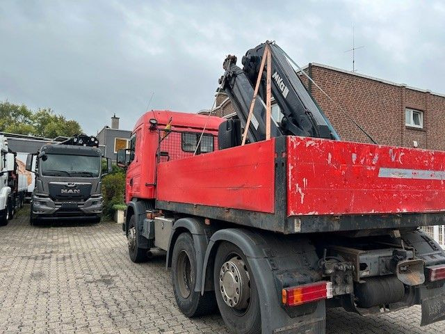 Scania 124 L 470 Pritsche + MKG HLK 201 HP 6x2 - شاحنات مسطحة, شاحنة كرين: صور 3 Scania 124 L 470 Pritsche + MKG HLK 201 HP 6x2 - شاحنات مسطحة, شاحنة كرين: صور 3