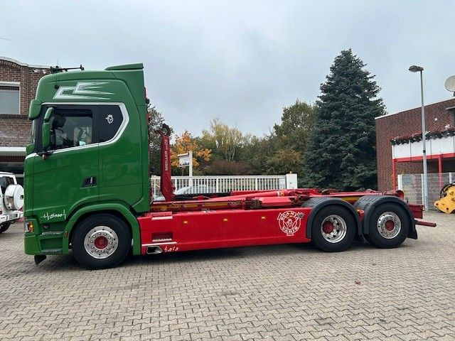Scania S580 V8 MEILLER Abroller mit Lift+Lenkachse 6x2 - شاحنة ذات الخطاف: صور 5 Scania S580 V8 MEILLER Abroller mit Lift+Lenkachse 6x2 - شاحنة ذات الخطاف: صور 5