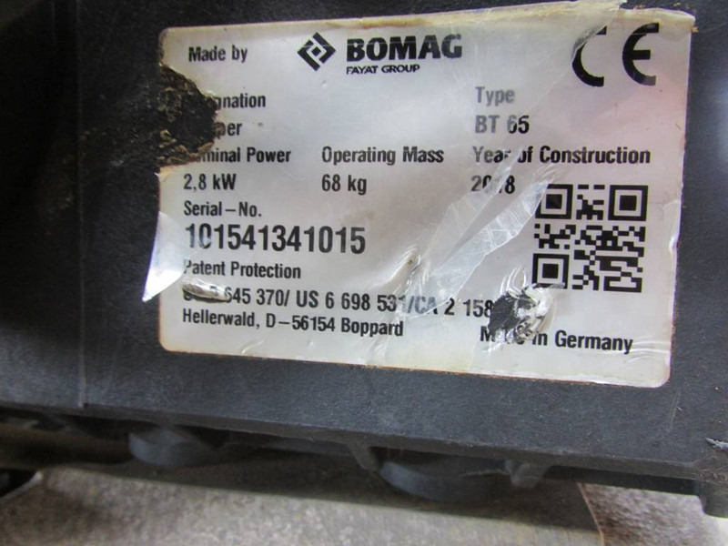Bomag BT 65 Stampfer 1.200 EUR netto Tamper - مدماج: صور 3 Bomag BT 65 Stampfer 1.200 EUR netto Tamper - مدماج: صور 3