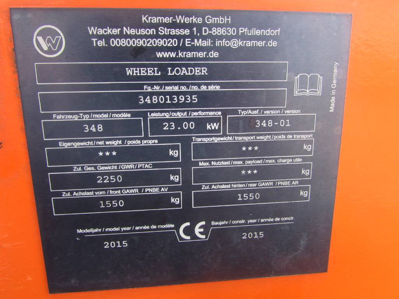 Kramer 5035 Radlader 20.500 EUR - اللودر بعجل: صور 5 Kramer 5035 Radlader 20.500 EUR - اللودر بعجل: صور 5