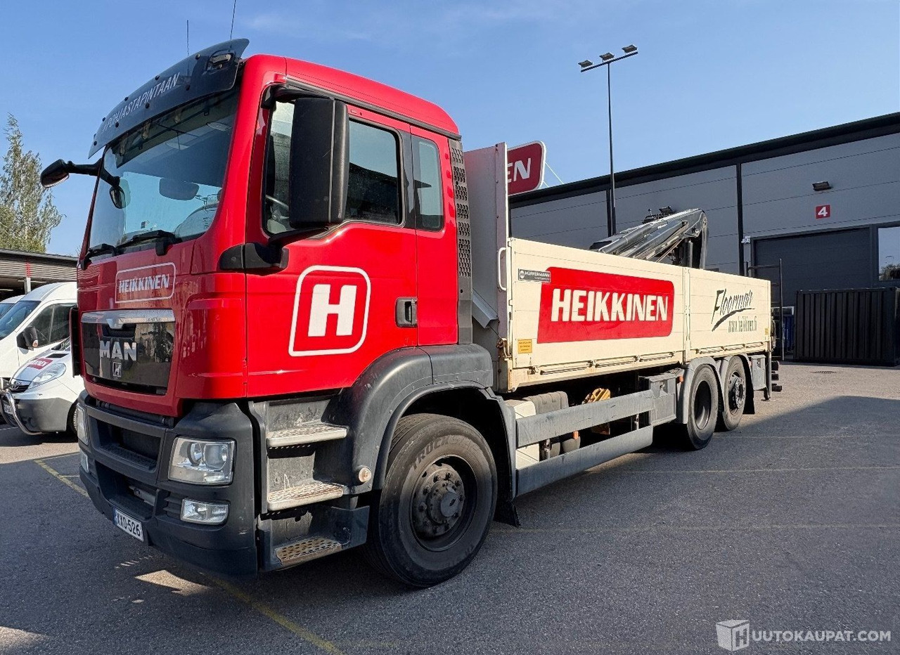 MAN TGS 26.440, 6x2, avolavakuorma-auto 6500mm HIAB 166 Pro nosturilla, 2012, Vantaa - شاحنة: صور 1 MAN TGS 26.440, 6x2, avolavakuorma-auto 6500mm HIAB 166 Pro nosturilla, 2012, Vantaa - شاحنة: صور 1