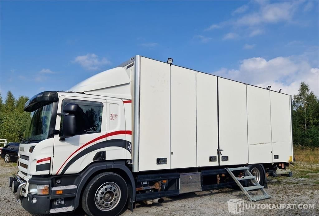Scania P 230 Huoltokuorma-auto ruokailutilalla, 2008, Siilinjärvi - بصندوق مغلق شاحنة: صور 3 Scania P 230 Huoltokuorma-auto ruokailutilalla, 2008, Siilinjärvi - بصندوق مغلق شاحنة: صور 3