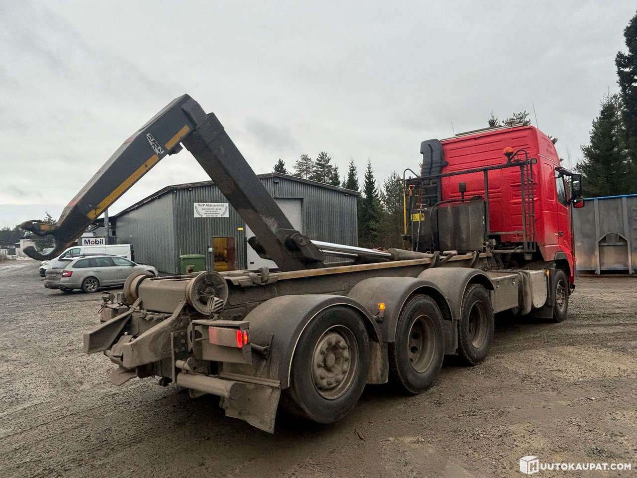 Volvo FH16 hooklift truck. 2010, Kalajoki - شاحنة ذات الخطاف: صور 5 Volvo FH16 hooklift truck. 2010, Kalajoki - شاحنة ذات الخطاف: صور 5