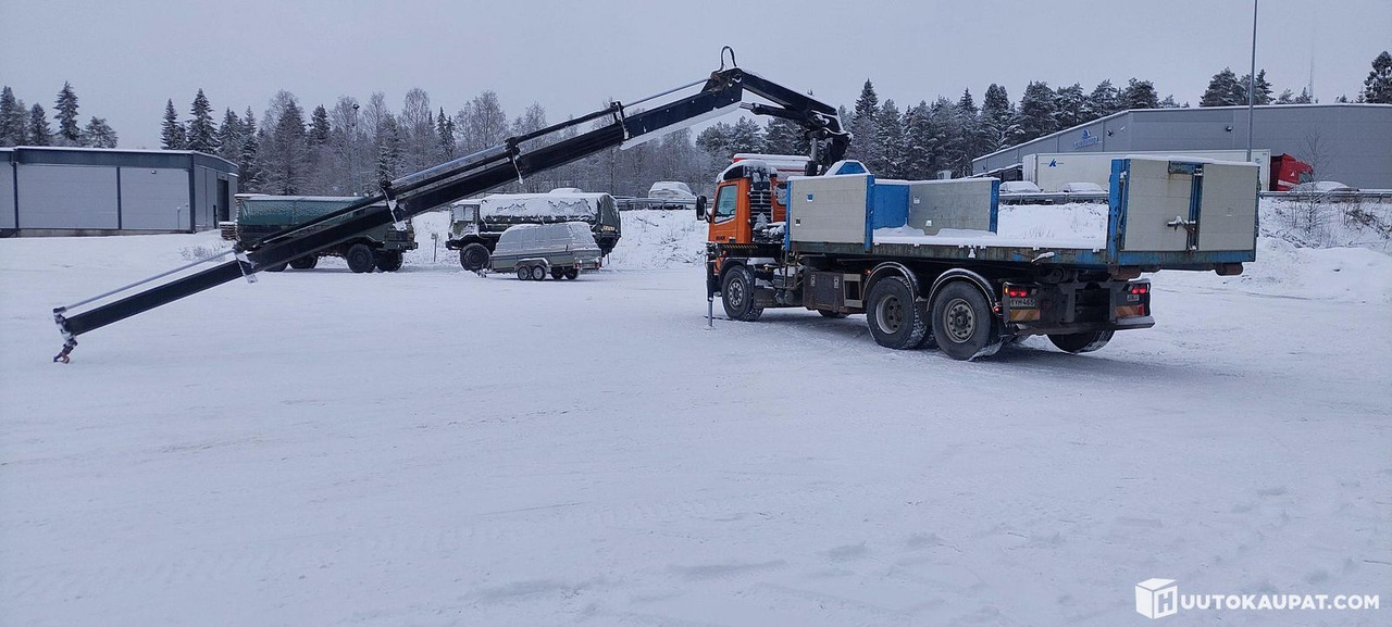 Volvo FM7, 1999, Kajaani - شاحنات مسطحة, شاحنة كرين: صور 2 Volvo FM7, 1999, Kajaani - شاحنات مسطحة, شاحنة كرين: صور 2