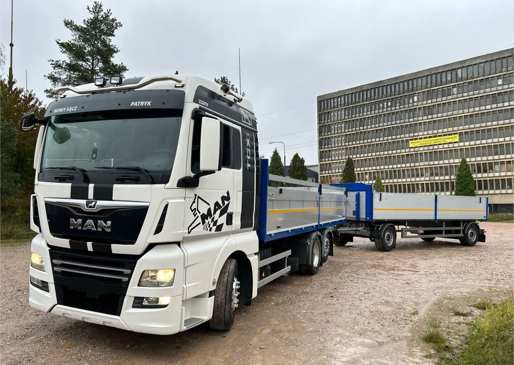 MAN TGX Tandem 1m burty TOP KOMPLET / ALUFELGI / zarejestrowany gotowy do pracy / przyczepa 18t / FULL OPCJA / 26.420 26.460 26.500 26.400 26.440 26.480 26.510 460 500 - أخرى: صور 1 MAN TGX Tandem 1m burty TOP KOMPLET / ALUFELGI / zarejestrowany gotowy do pracy / przyczepa 18t / FULL OPCJA / 26.420 26.460 26.500 26.400 26.440 26.480 26.510 460 500 - أخرى: صور 1