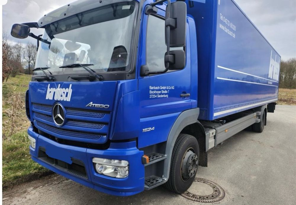 Mercedes-Benz Atego 1524 Z Niemiec TOP 2018 Przód i tył na poduszkach 15t DMC / 7.45m 18 palet TOP STAN - بصندوق مغلق شاحنة: صور 1 Mercedes-Benz Atego 1524 Z Niemiec TOP 2018 Przód i tył na poduszkach 15t DMC / 7.45m 18 palet TOP STAN - بصندوق مغلق شاحنة: صور 1