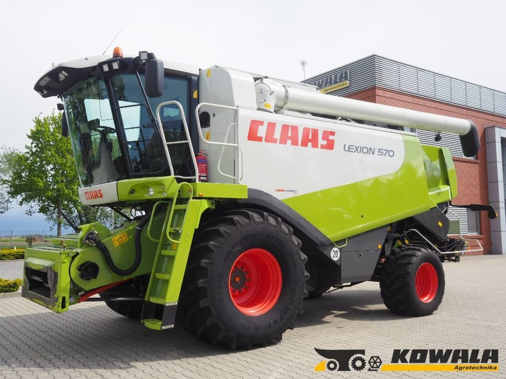 Claas Lexion 570 4WD + V750 - حصادة شاملة: صور 1 Claas Lexion 570 4WD + V750 - حصادة شاملة: صور 1