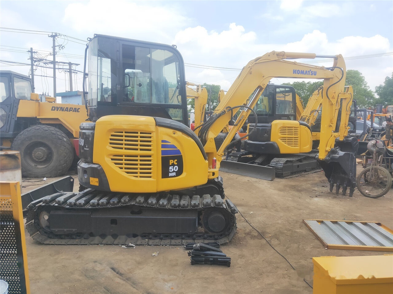 Komatsu PC50MR - حفارة مصغرة: صور 1 Komatsu PC50MR - حفارة مصغرة: صور 1