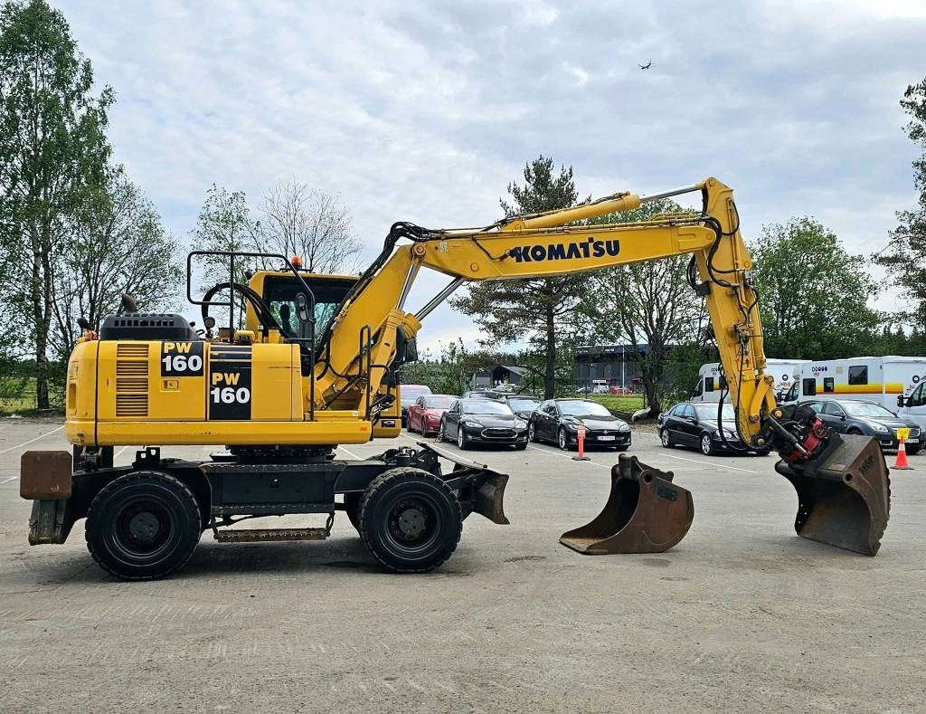 حفارة على عجلات Komatsu pw 160 -8: صور 6