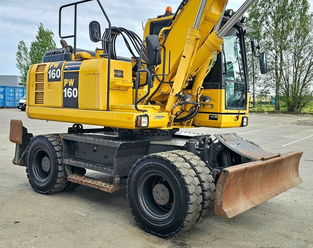 حفارة على عجلات Komatsu pw 160 -8: صور 10