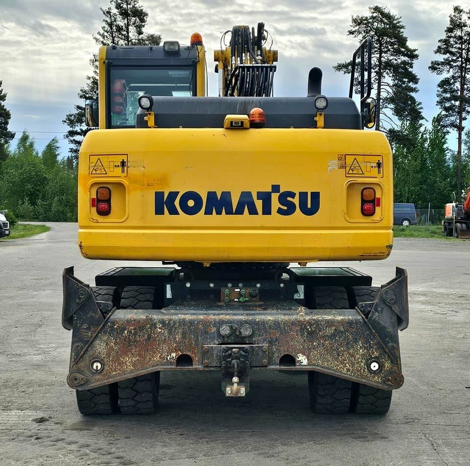 Komatsu pw 160 -8 - حفارة على عجلات: صور 4 Komatsu pw 160 -8 - حفارة على عجلات: صور 4