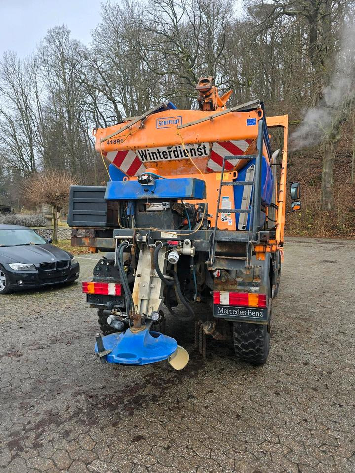 Mercedes-Benz Unimog 405 U400 mit Mulag MKM 700 Schmidt Stratos Salzstreuer 400 500 300 423 430 527 Dücker - سيارة بلدية: صور 5 Mercedes-Benz Unimog 405 U400 mit Mulag MKM 700 Schmidt Stratos Salzstreuer 400 500 300 423 430 527 Dücker - سيارة بلدية: صور 5