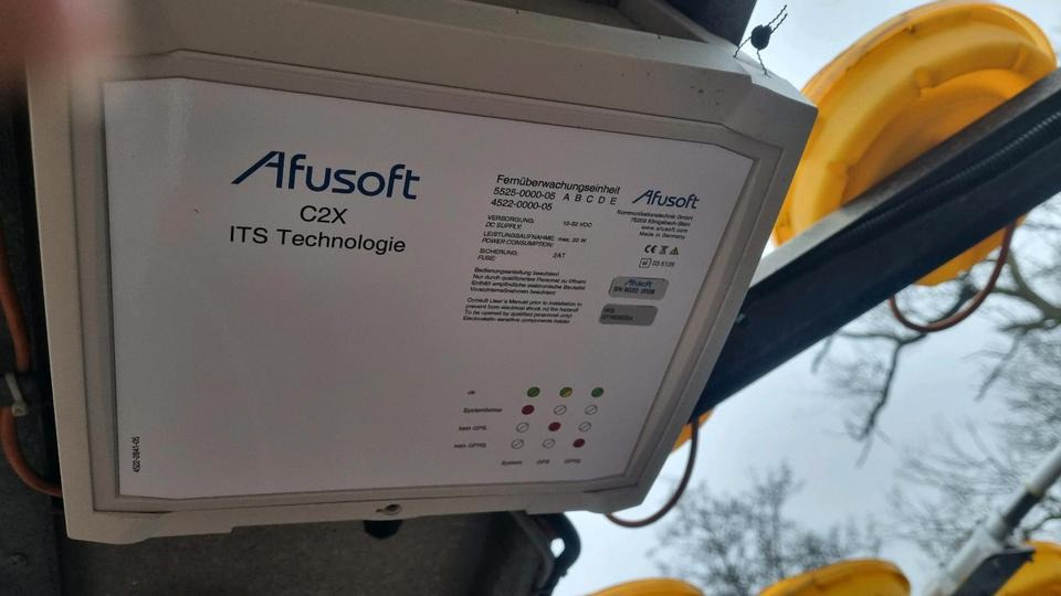 مقطورة Nissen A31 LED Absperrtafel mit GPS Dora Funkwarnmeldeanlage FAT Verkehrsleittafel Verkehrsleitanhänger Verkehrssicherungsanhänger Leitanhänger Leittafel: صور 6