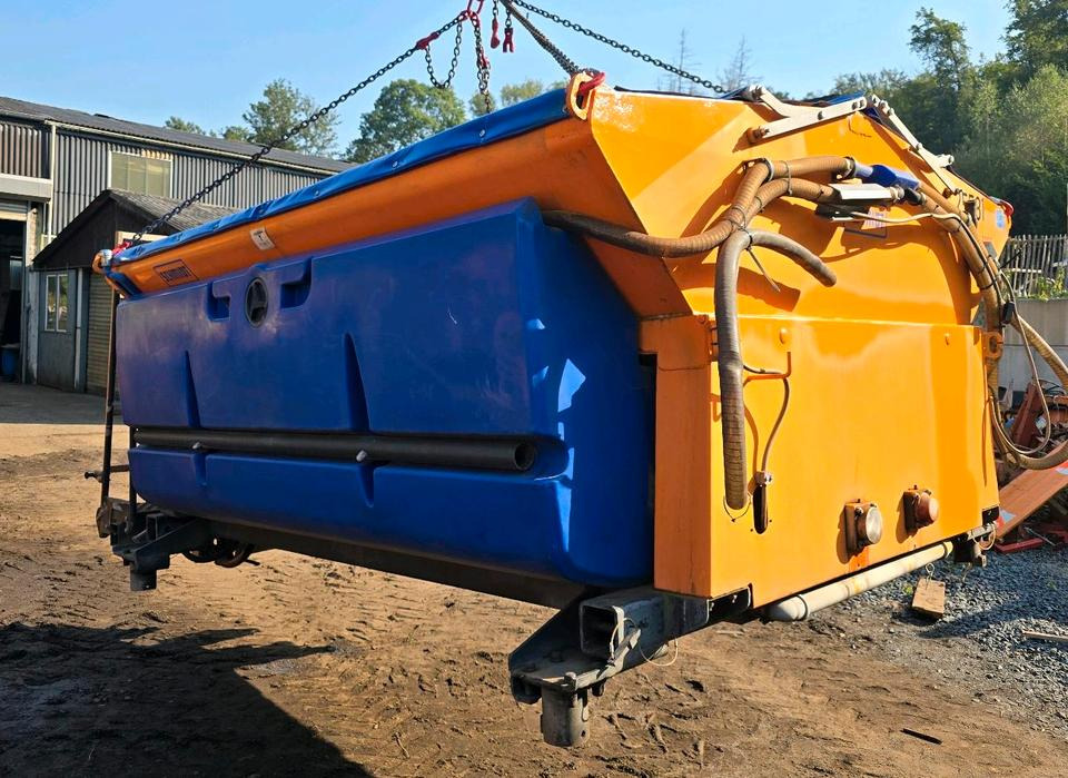 الرمال مفرشة Schmidt Stratos Salzstreuer S44 4,4m3 für Unimog 405 U500 527 530 535 Aufbaustreuautomat Salzsilo Winterdienst Küpper-Weisser Epoke: صور 6