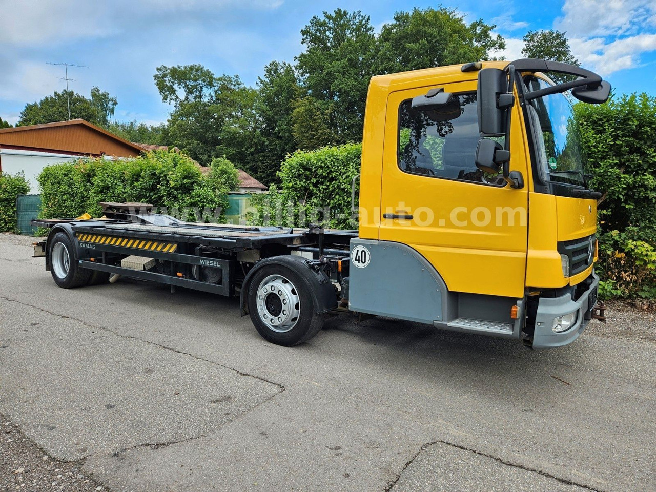 Mercedes-Benz Kamag * WBH 25 * Wiesel * Umsetzer * Sattelkupp. - الشاسيه شاحنة: صور 3 Mercedes-Benz Kamag * WBH 25 * Wiesel * Umsetzer * Sattelkupp. - الشاسيه شاحنة: صور 3