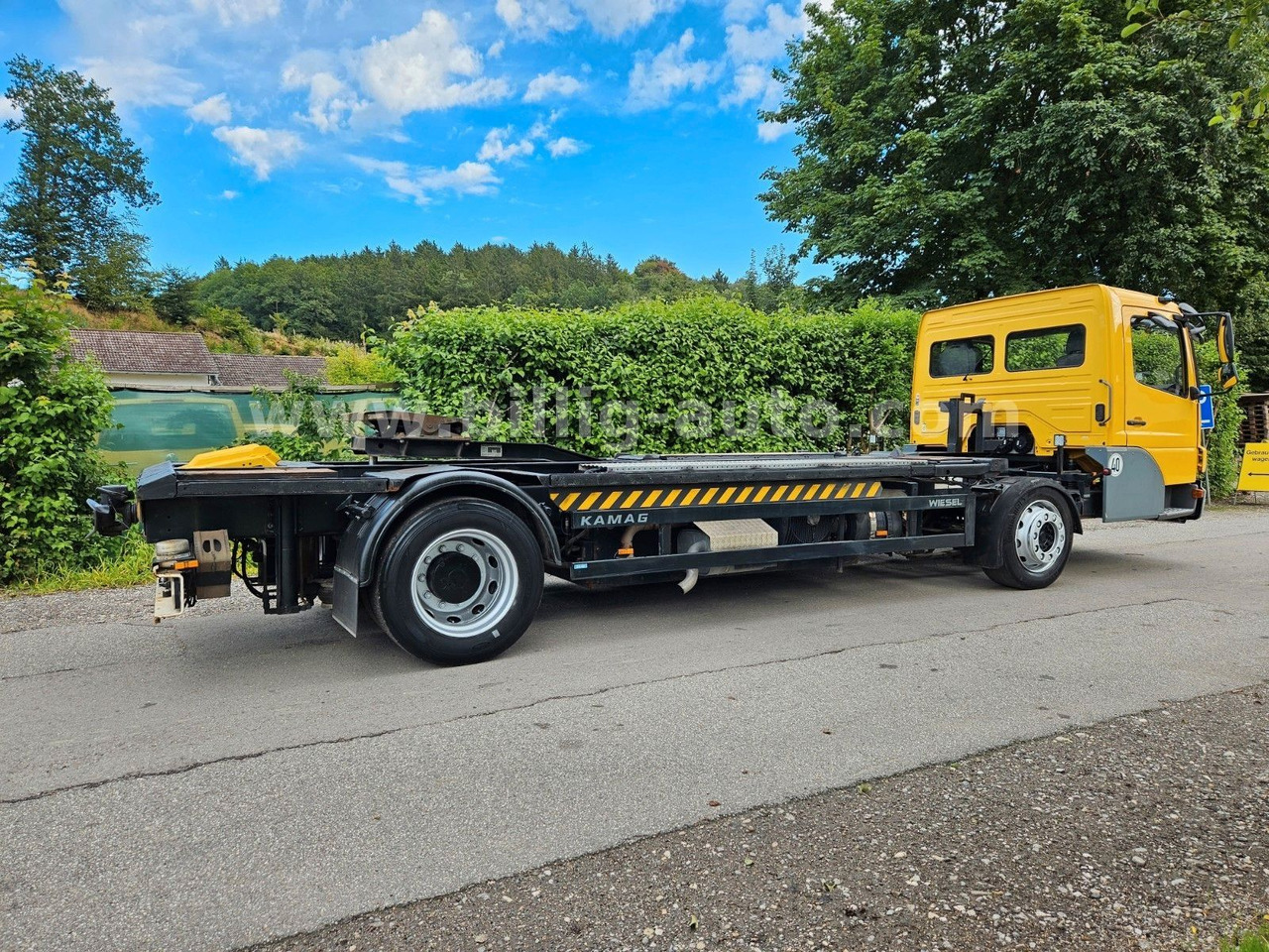 Mercedes-Benz Kamag * WBH 25 * Wiesel * Umsetzer * Sattelkupp. - شاحنات الحاويات / جسم علوي قابل للتغيير شاحنة: صور 4 Mercedes-Benz Kamag * WBH 25 * Wiesel * Umsetzer * Sattelkupp. - شاحنات الحاويات / جسم علوي قابل للتغيير شاحنة: صور 4