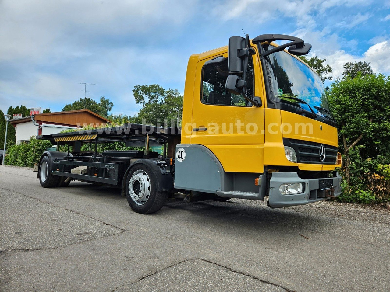 Mercedes-Benz Kamag * WBH 25 * Wiesel * Umsetzer * Sattelkupp. - شاحنات الحاويات / جسم علوي قابل للتغيير شاحنة: صور 1 Mercedes-Benz Kamag * WBH 25 * Wiesel * Umsetzer * Sattelkupp. - شاحنات الحاويات / جسم علوي قابل للتغيير شاحنة: صور 1