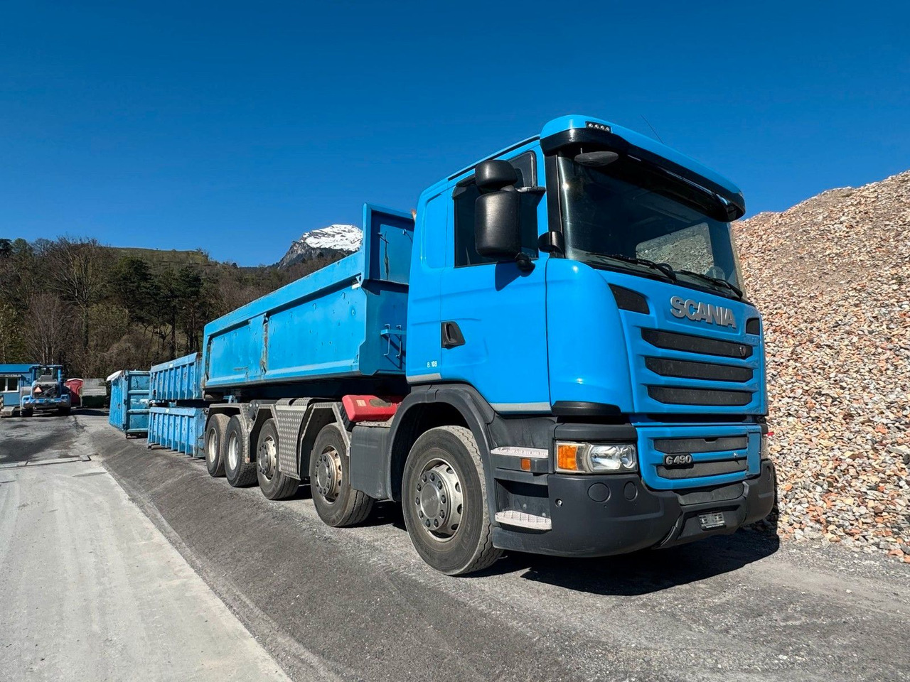 Scania G 490 - شاحنة ذات الخطاف: صور 1 Scania G 490 - شاحنة ذات الخطاف: صور 1