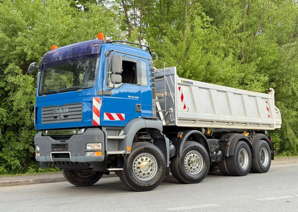 MAN * Kiper Meiller * Wywrotka * 35-440 * MAN TGA 8X4 * Stan Perfekcyjny * - قلابات: صور 3 MAN * Kiper Meiller * Wywrotka * 35-440 * MAN TGA 8X4 * Stan Perfekcyjny * - قلابات: صور 3