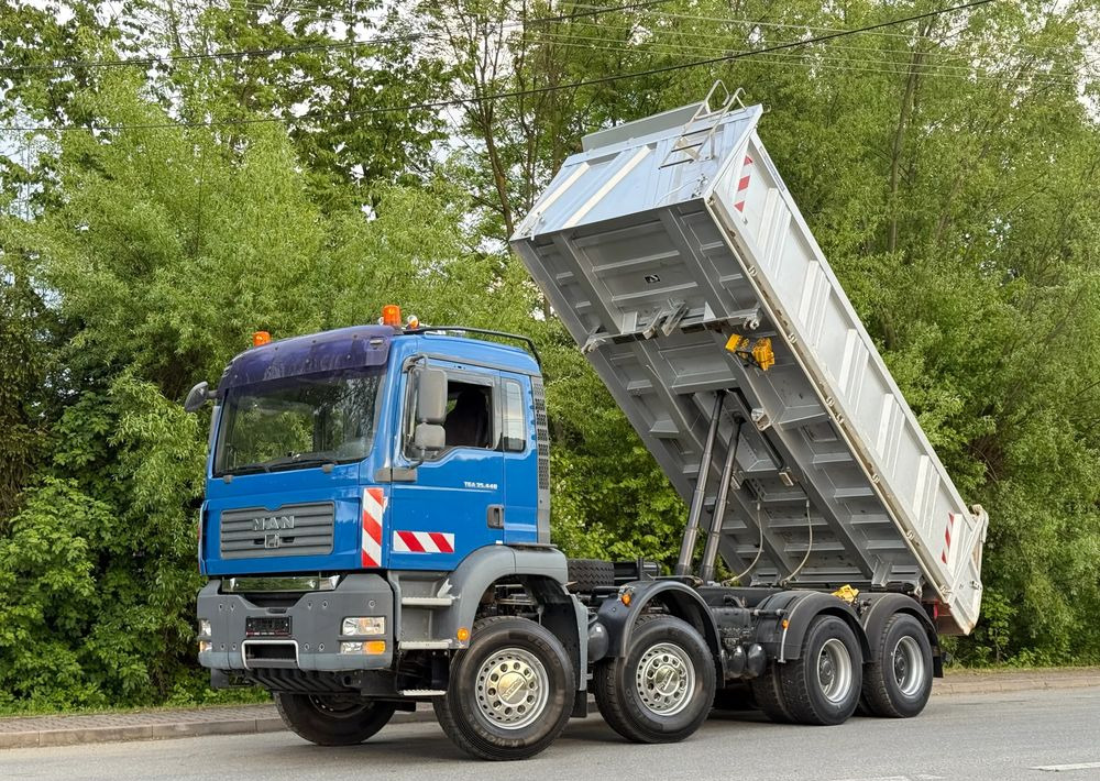 MAN * Kiper Meiller * Wywrotka * 35-440 * MAN TGA 8X4 * Stan Perfekcyjny * - قلابات: صور 1 MAN * Kiper Meiller * Wywrotka * 35-440 * MAN TGA 8X4 * Stan Perfekcyjny * - قلابات: صور 1