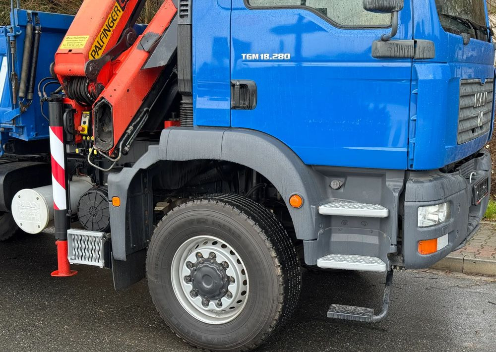 قلابات MAN * MAN 18 280 * Kiper Wywrotka * 4x4 * HDS Palfinger  120 STAN BARDZO DOBRY * Sprowadzony: صور 6