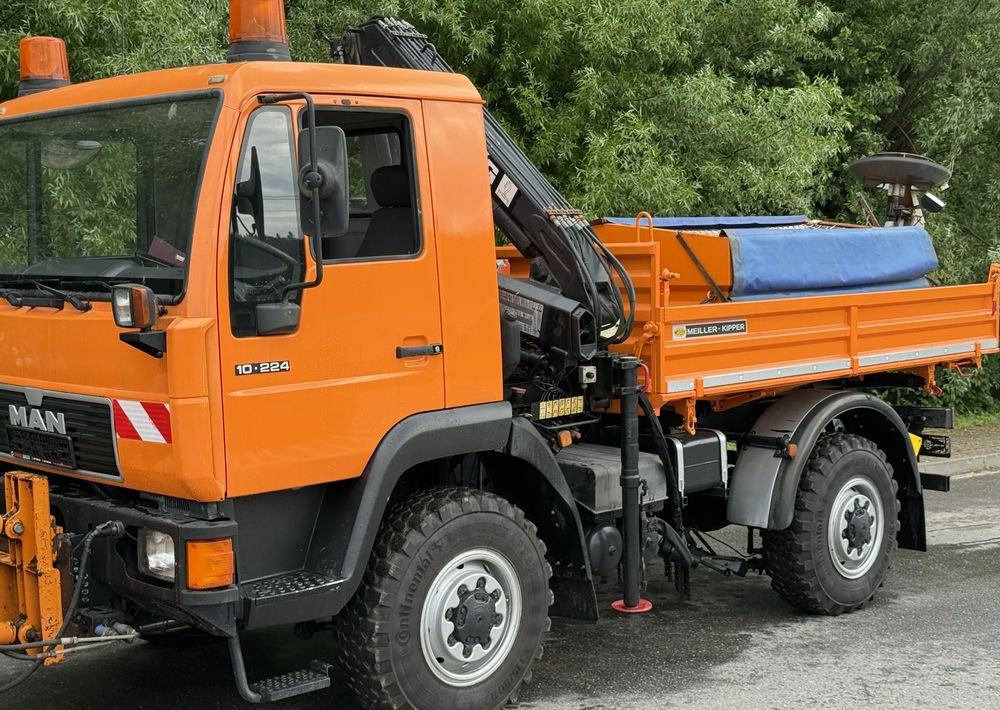 MAN * MAN LE 10.220 *Kiper Wywrotka * 4x4 * Pług Piaskarka * Zimowe Utrzymanie * Sprowadzony * HDS MKG * - قلابات: صور 3 MAN * MAN LE 10.220 *Kiper Wywrotka * 4x4 * Pług Piaskarka * Zimowe Utrzymanie * Sprowadzony * HDS MKG * - قلابات: صور 3