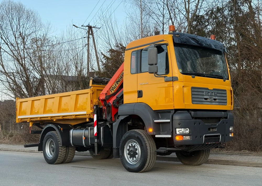 MAN * MAN TGA 18-410 * KIPER WYWROTKA * 4x4 * HDS Palfinger PK16500* Sprowadzony* Bardzo Dobry Stan * - قلابات: صور 2 MAN * MAN TGA 18-410 * KIPER WYWROTKA * 4x4 * HDS Palfinger PK16500* Sprowadzony* Bardzo Dobry Stan * - قلابات: صور 2