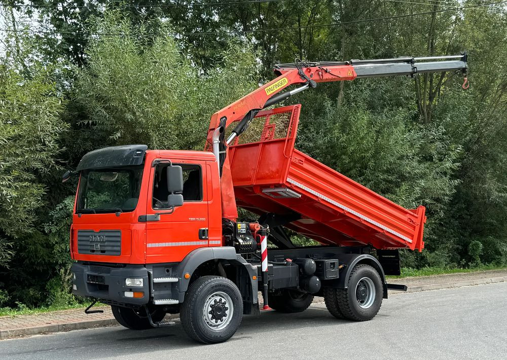 MAN TGM 18-280 MAN 4x4 HDS PALFINGER 105 KIPER WYWROTKA MEILLER BARDZO DOBRY STAN - قلابات: صور 1 MAN TGM 18-280 MAN 4x4 HDS PALFINGER 105 KIPER WYWROTKA MEILLER BARDZO DOBRY STAN - قلابات: صور 1