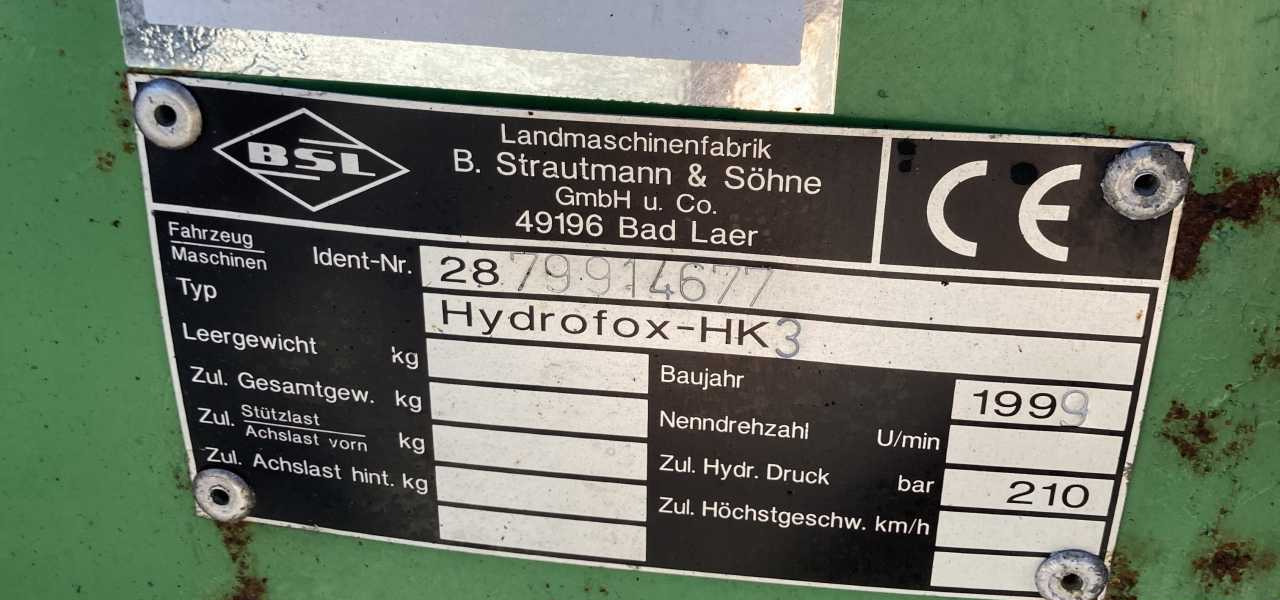 Strautmann Hydrofox HK3 kuilsnijder kuilvoersnijder U snijder voermachines - السيلاج الآلات: صور 5 Strautmann Hydrofox HK3 kuilsnijder kuilvoersnijder U snijder voermachines - السيلاج الآلات: صور 5