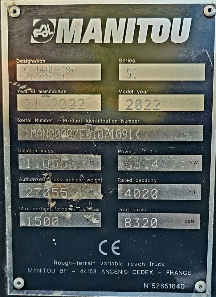 Manitou MT 1440 EASY 75D ST5 S1  إيجار Manitou MT 1440 EASY 75D ST5 S1: صور 14