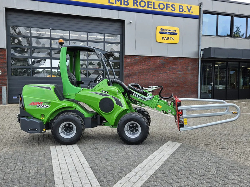 Avant Mini-shovel 735i met Kemp balenklem - اللودر المجنزر صغير: صور 3 Avant Mini-shovel 735i met Kemp balenklem - اللودر المجنزر صغير: صور 3