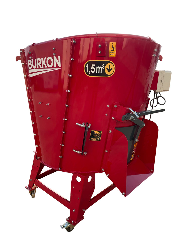Burkon 1.5m3 Sabit (380V) Dikey Yem Karma Makinesi ( BK-F150 ) - آلة خلط وتوزيع الأعلاف: صور 1 Burkon 1.5m3 Sabit (380V) Dikey Yem Karma Makinesi ( BK-F150 ) - آلة خلط وتوزيع الأعلاف: صور 1