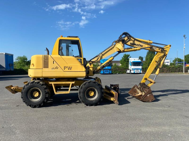 Komatsu PW95 - حفارة على عجلات: صور 5 Komatsu PW95 - حفارة على عجلات: صور 5
