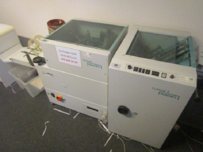 FALZ- UND HEFTMASCHINE NAGEL FOLDNAK 8 MIT TRIMMER - آلة الطي: صور 2 FALZ- UND HEFTMASCHINE NAGEL FOLDNAK 8 MIT TRIMMER - آلة الطي: صور 2