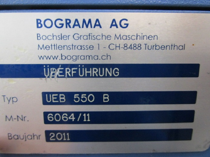 ÜBERFÜHRUNG BOGRAMA UEB 550B - آلات الطباعة: صور 4 ÜBERFÜHRUNG BOGRAMA UEB 550B - آلات الطباعة: صور 4