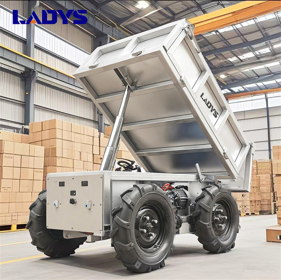 LADYS Electric Remote Control Transporter Agricultural Orchard Farm Electric Utv Dump Trailer Material Handling Equipment All Terrain Transport Vehicle - اتفس: صور 4 LADYS Electric Remote Control Transporter Agricultural Orchard Farm Electric Utv Dump Trailer Material Handling Equipment All Terrain Transport Vehicle - اتفس: صور 4