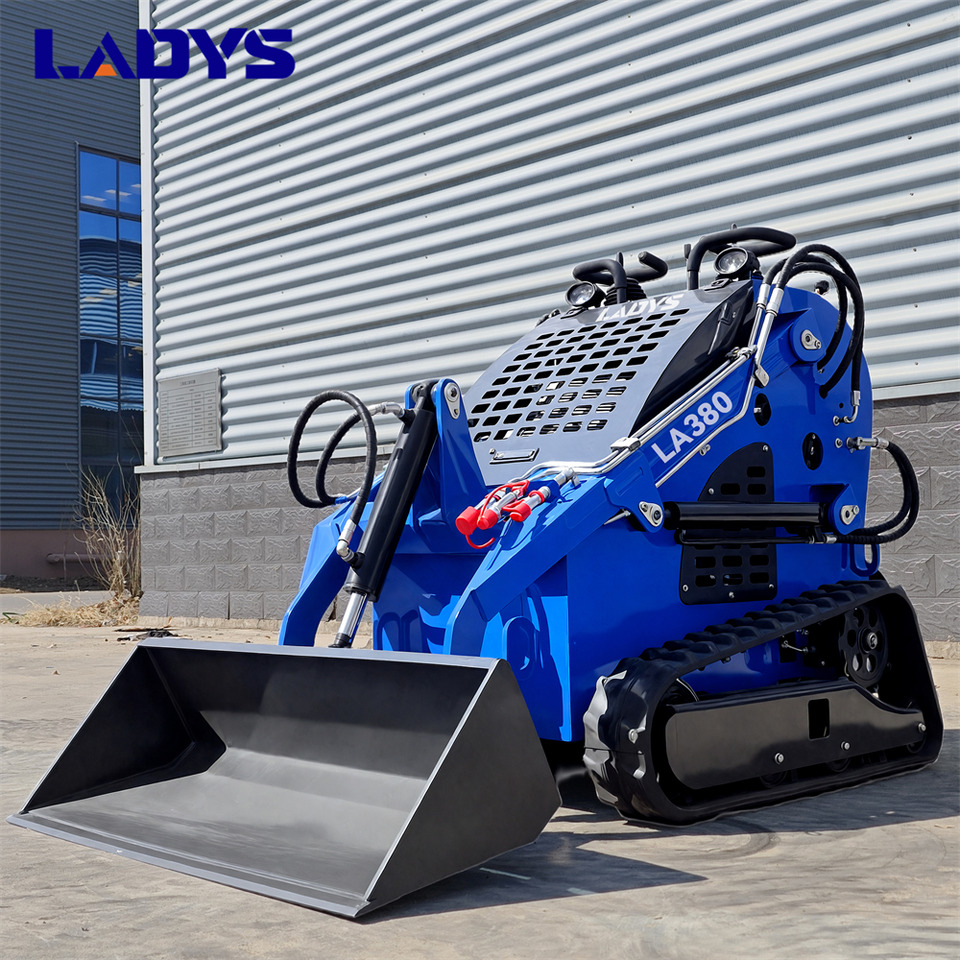 LADYS LA380 Mini Skid Steer Loader Compact Track Diesel Cheap Mini Skid Steer Loader For Sale With Mini Skid Steer Attachments 4 In 1 Bucket - شيول صغير: صور 1 LADYS LA380 Mini Skid Steer Loader Compact Track Diesel Cheap Mini Skid Steer Loader For Sale With Mini Skid Steer Attachments 4 In 1 Bucket - شيول صغير: صور 1