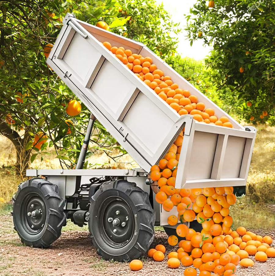 LEZUM Electric Remote Control Transporter Agricultural Orchard Farm Electric Utv Dump Trailer Material Handling Equipment All Terrain Transport Vehicle - قلابة مقطورة الزراعية: صور 4 LEZUM Electric Remote Control Transporter Agricultural Orchard Farm Electric Utv Dump Trailer Material Handling Equipment All Terrain Transport Vehicle - قلابة مقطورة الزراعية: صور 4