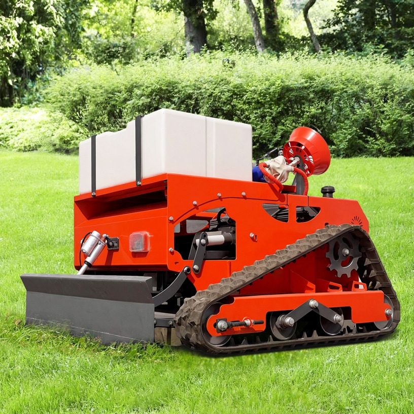 LEZUM LD1000 Electric Remote Control Multi-Function Lawn Mower All-Terrain Agricultural Sprayers Pesticide Spraying Mower Gas Gasoline Track Crawler Lawn Mower - جزازة: صور 2 LEZUM LD1000 Electric Remote Control Multi-Function Lawn Mower All-Terrain Agricultural Sprayers Pesticide Spraying Mower Gas Gasoline Track Crawler Lawn Mower - جزازة: صور 2