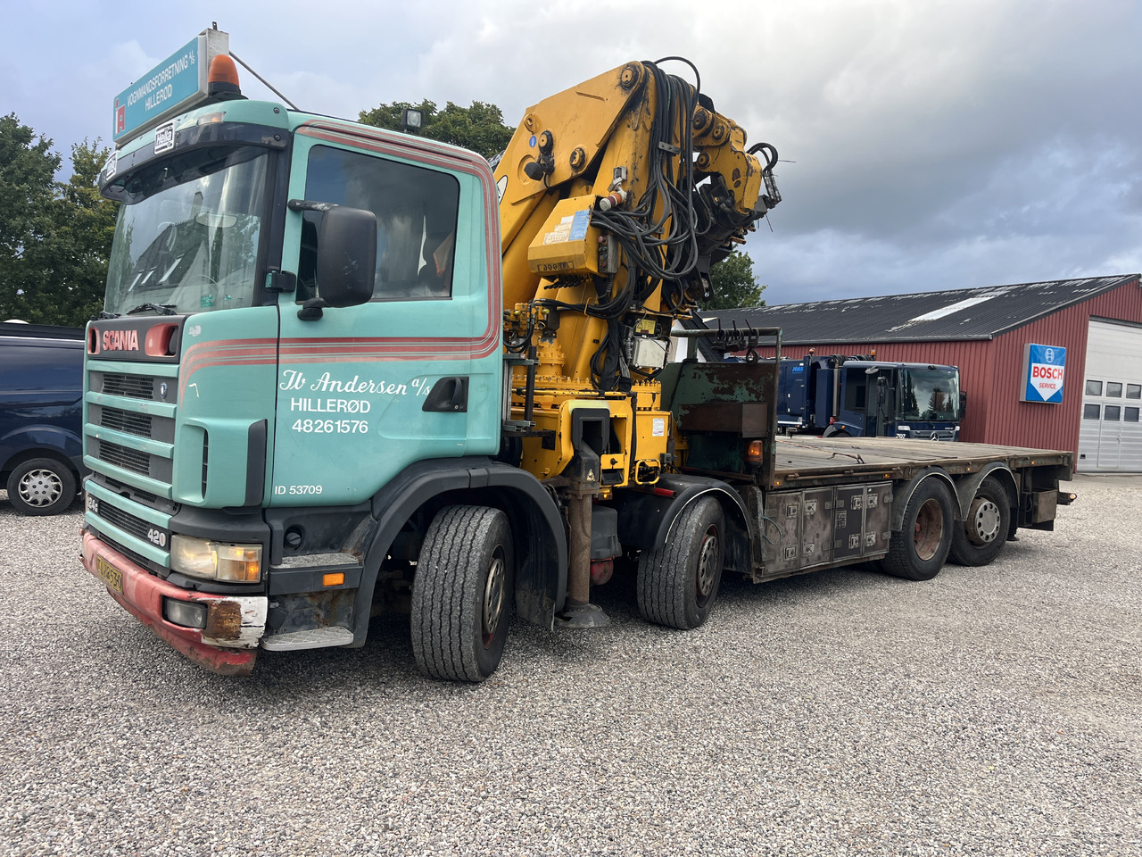 Scania G 124 - شاحنة كرين: صور 2 Scania G 124 - شاحنة كرين: صور 2