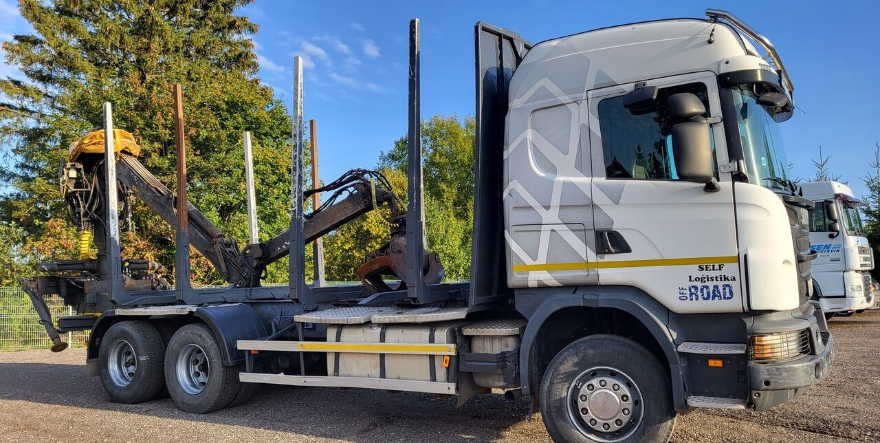 Scania G480 - شاحنة قطع الأشجار, شاحنة كرين: صور 2 Scania G480 - شاحنة قطع الأشجار, شاحنة كرين: صور 2